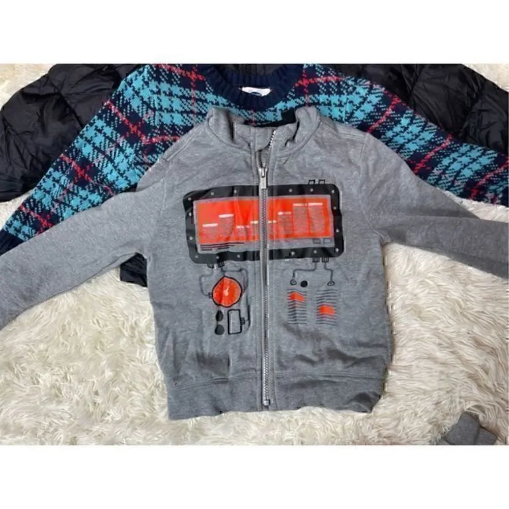 EUC 4 piece Old Navy 4T Toddler Boy Sweater & Jacket Bundle